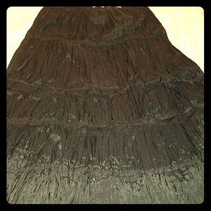 Black goth witch skirt vintage 90's
